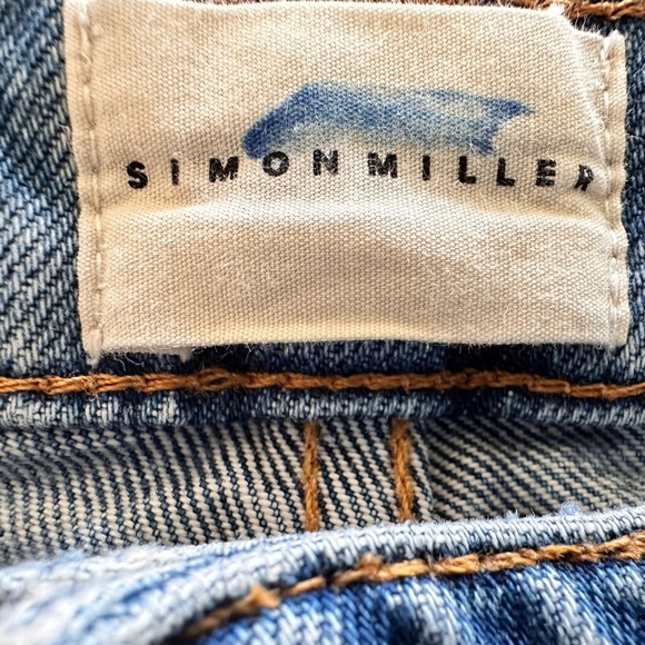 Simon Miller High Waist Straight Leg Distressed Jeans Size 26 - Picture 5 of 8